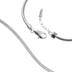 Carlo Biagi 22cm Karabiner Bead Armband Silber mit extra Clip BRLEX22