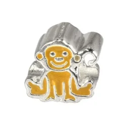 Carlo Biagi Kidz Bead Affe Silber Beads für Armband KBE078