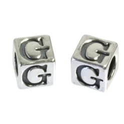 Carlo Biagi Kidz Bead Buchstabe G Silber Beads KSSLG
