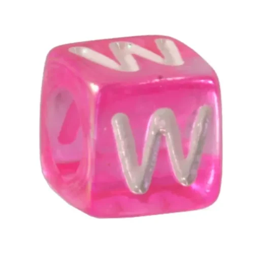Carlo Biagi Kidz Bead Buchstabe W Beads für Armband KSPPLW