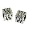 Carlo Biagi Kidz Bead Buchstabe W Silber Beads KSSLW
