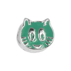Carlo Biagi Kidz Bead Katze türkis Silber Beads KBE129