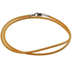 Carlo Biagi Kidz Bead Kette gelb Halskette Silber KNLRLY
