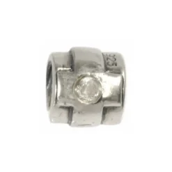 Carlo Biagi Kidz Bead Kreuz Silber Beads für Armband KSB99