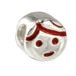 Carlo Biagi Kidz Bead Mädchen rot 925 Beads für Armband KBE042