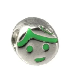 Carlo Biagi Kidz Bead Mädchen grün 925 Beads für Armband KBE041