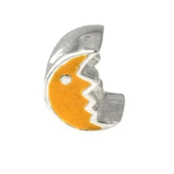Carlo Biagi Kidz Bead Mond gelb 925 Beads für Armband KBE068