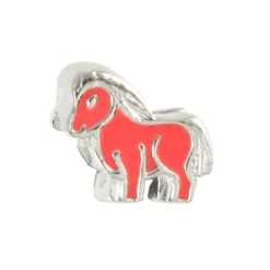 Carlo Biagi Kidz Bead Pony rosa 925 Silber Beads KBE088