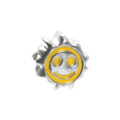 Carlo Biagi Kidz Bead Sonne gelb 925 Beads für Armband KBE036