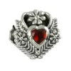 Carlo Biagi Zirkonia Bead Herz European Beads BBSCZS13DR