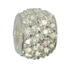 Carlo Biagi Zirkonia Bead weiss European Beads BBSCZPS01C