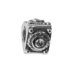 Carlo Biagi Zirkonia Bead Dreieck European Beads BBSCZ09C