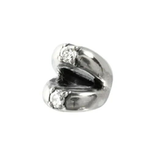 Carlo Biagi Zirkonia Bead Ring European Beads BBSCZ50C