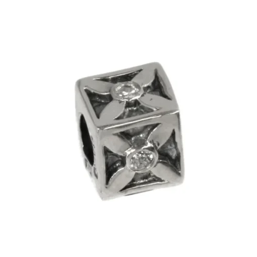 Carlo Biagi Zirkonia Bead Kreuz European Beads BBSCZ58C
