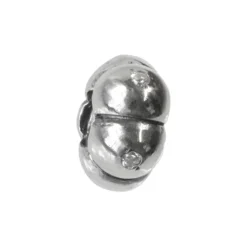 Carlo Biagi Zirkonia Blume Silber European Beads BBSCZ02C