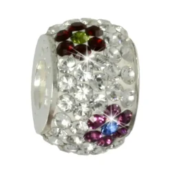 Carlo Biagi Zirkonias Bead Blumen BBSCR02FL