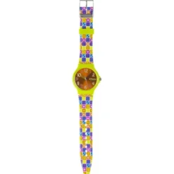 Chic-Watches Damenuhr Flower Power grün Armbanduhr Chic Lady-Uhr UC023