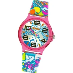 Chic-Watches Damenuhr Manga Style Kitty Armbanduhr Chic Lady-Uhr UC030