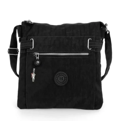 Damen schwarz Nylon Bag Street Handtasche OTJ207S