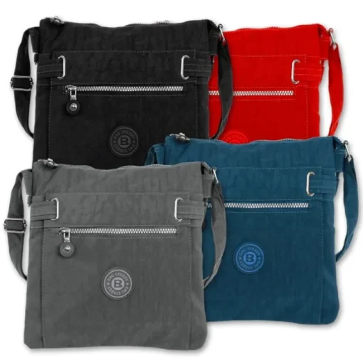 Damen schwarz Nylon Bag Street Handtasche OTJ207S