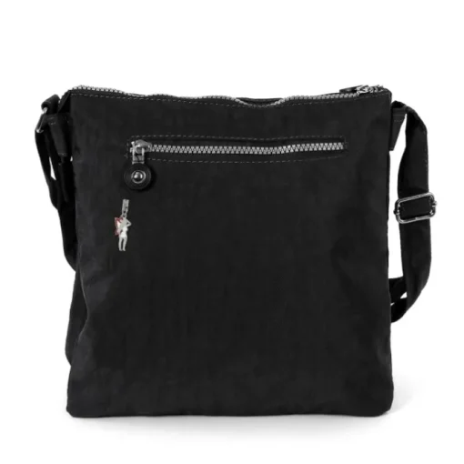 Damen schwarz Nylon Bag Street Handtasche OTJ207S