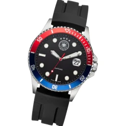 DFB Herrenuhr Silikon schwarz DFB official DFB Collection Armbanduhr UDF20504-1S