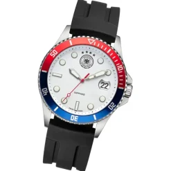 DFB Herrenuhr Silikon schwarz DFB official DFB Collection Armbanduhr UDF20504-3S