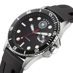 DFB Herrenuhr Silikon schwarz DFB official DFB Collection Armbanduhr UDF20504-2S