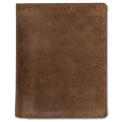 DrachenLeder Antikleder Portemonnaie braun Börse Brieftasche OPS108N