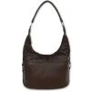 DrachenLeder Beuteltasche Kunstleder braun Damen Hobo Bag Handtasche OTS100N