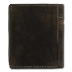 DrachenLeder braun Echtleder Portemonnaie Brieftasche Herren OPT084N