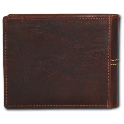 DrachenLeder braun Echtleder Portemonnaie Brieftasche Herren OPT101N