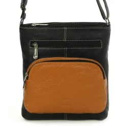 DrachenLeder Damen Handtasche Leder schwarz OTZ101S