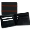 DrachenLeder dunkelblau Nappa-Leder Portemonnaie Brieftasche Herren OPT062B