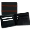 DrachenLeder dunkelblau Nappa-Leder Portemonnaie Brieftasche Herren OPT061B