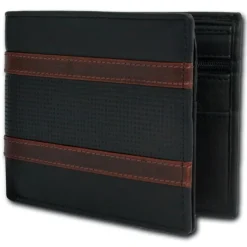 DrachenLeder dunkelblau Nappa-Leder Portemonnaie Brieftasche Herren OPT062B