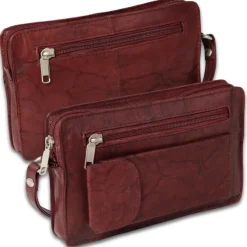 DrachenLeder Handgelenktasche Herren braun Echtleder Herrenhandtasche OTJ502N