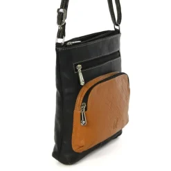DrachenLeder Handtasche Leder schwarz Damen OTZ100S
