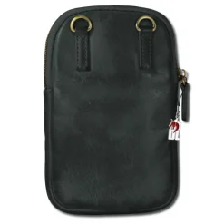 Drachenleder Handytasche Mini-Handtasche Leder grau OTD310K