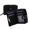 DrachenLeder Leder schwarz Portemonaie Brieftasche RFID Schutz OPD210S