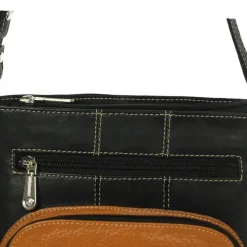 DrachenLeder Leder schwarz Damen Handtasche OTZ102S