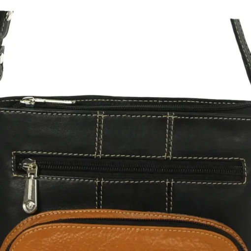 DrachenLeder Leder schwarz Damen Handtasche OTZ102S