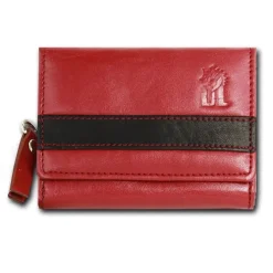 DrachenLeder rot schwarz Leder Portemonnaie Brieftasche OPZ100R