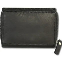 DrachenLeder schwarz braun Leder Portemonnaie Brieftasche OPZ100C