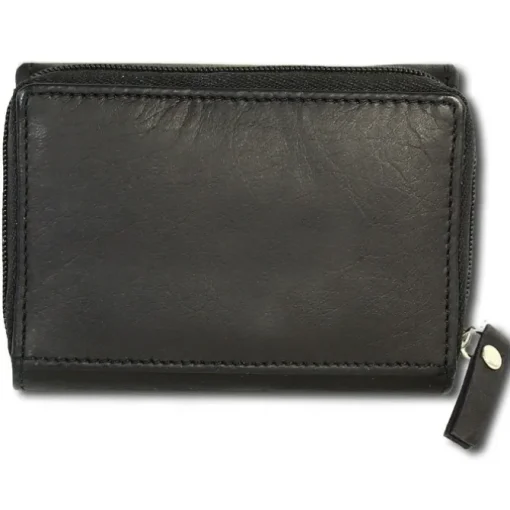 DrachenLeder schwarz braun Leder Portemonnaie Brieftasche OPZ100C