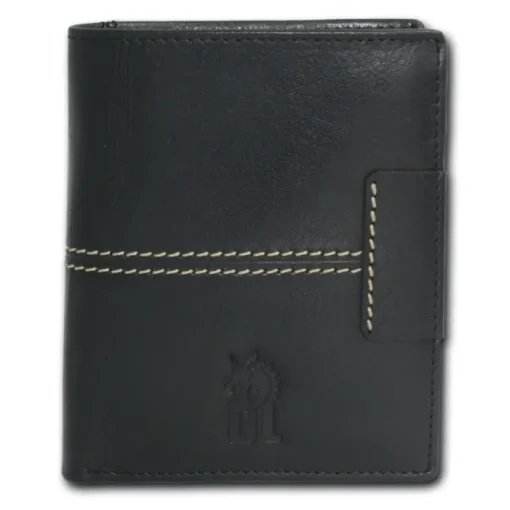 DrachenLeder schwarz Echtleder Portemonnaie Brieftasche Herren OPT102S