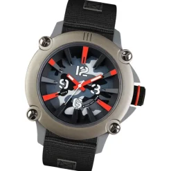 Ene Watch Modell 110 Camouflage/schwarz, 51mm, Nylon-Armband UE72395