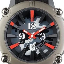 Ene Watch Modell 110 Camouflage/schwarz, 51mm, Nylon-Armband UE72395