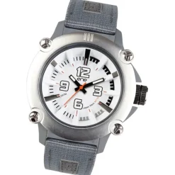 Ene Watch Modell 110 steel/grau, 51mm, Nylon-Armband UE72418