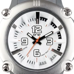 Ene Watch Modell 110 steel/grau, 51mm, Nylon-Armband UE72418